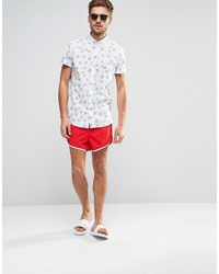 Short de bain rouge Jack and Jones