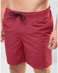 Short de bain rouge Asos