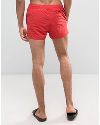 Short de bain rouge Asos