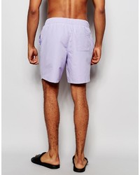 Short de bain violet clair Asos