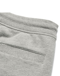 Short en coton à rayures horizontales gris Thom Browne