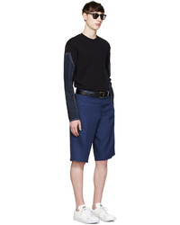 Short en coton bleu marine Givenchy