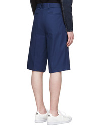 Short en coton bleu marine Givenchy