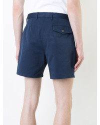 Short en coton bleu marine Kent & Curwen