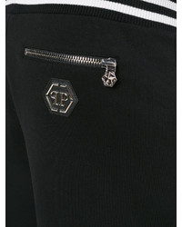 Short en coton noir Philipp Plein