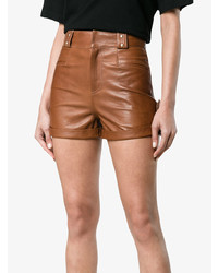 Short en cuir tabac Skiim