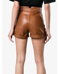 Short en cuir tabac Skiim