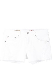 Short en denim blanc AG Jeans