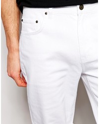 Short en denim blanc Asos