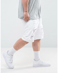 Short en denim blanc Asos