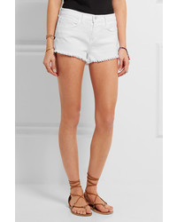 Short en denim blanc L'Agence