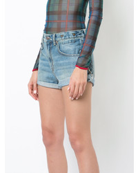 Short en denim bleu clair R13