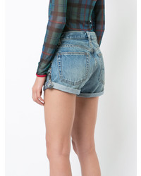 Short en denim bleu clair R13