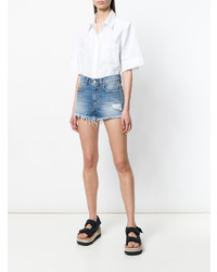 Short en denim bleu clair Vivienne Westwood Anglomania