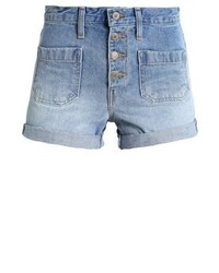 Short en denim bleu clair
