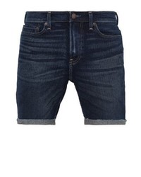 Short en denim bleu marine Hollister Co.