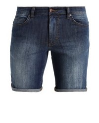 Short en denim bleu marine Mustang