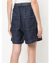 Short en denim bleu marine Lee Mathews