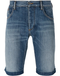 Short en denim bleu Armani Jeans