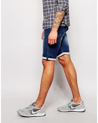 Short en denim bleu Blend of America