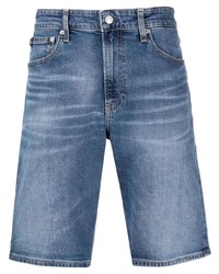 Short en denim bleu Calvin Klein Jeans
