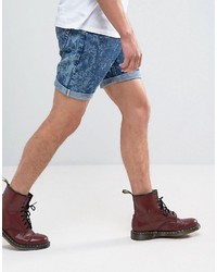 Short en denim bleu Reclaimed Vintage