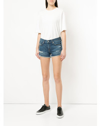 Short en denim bleu rag & bone/JEAN