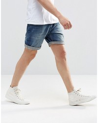 Short en denim noir Asos