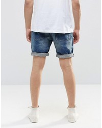 Short en denim noir Asos