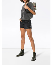 Short en denim noir Ksubi