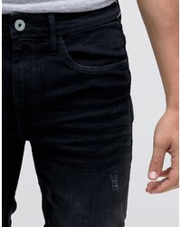 Short en denim noir Blend of America