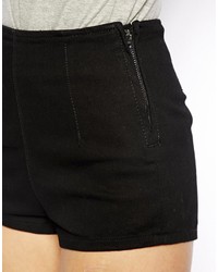 Short en denim noir Asos