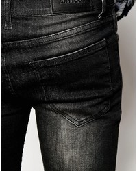 Short en denim noir Antioch