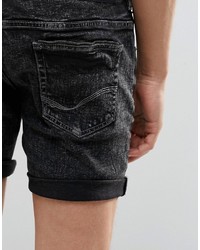 Short en denim noir Brave Soul