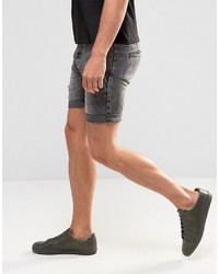 Short en denim noir Asos