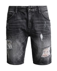 Short en denim noir Tom Tailor