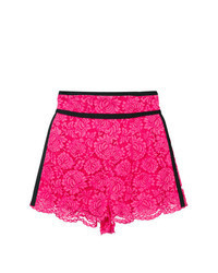 Short en dentelle fuchsia