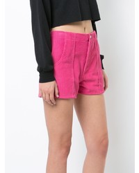 Short en velours côtelé fuchsia Adaptation