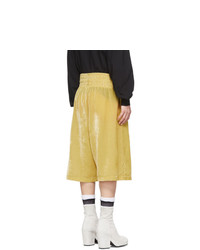 Short en velours jaune Random Identities