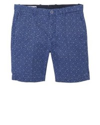 Short imprimé bleu Mango