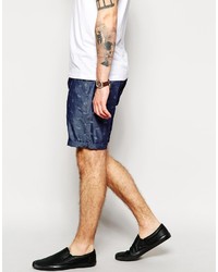 Short imprimé cachemire bleu marine Asos