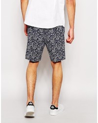 Short imprimé cachemire bleu marine Asos