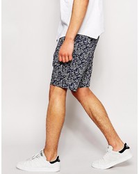 Short imprimé cachemire bleu marine Asos