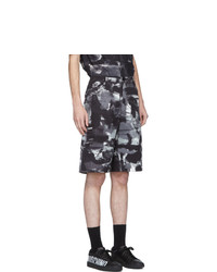 Short imprimé noir et blanc Moschino