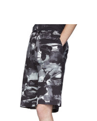 Short imprimé noir et blanc Moschino