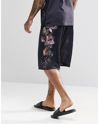 Short imprimé noir Asos