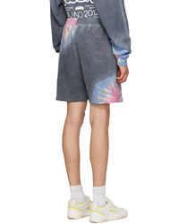 Short imprimé tie-dye multicolore MSGM