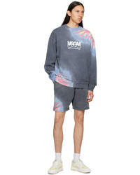 Short imprimé tie-dye multicolore MSGM