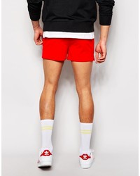 Short rouge American Apparel