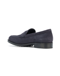 Slippers bleu marine Tod's